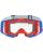 Alpinestars Vision 8 Crossbrille Wordmark klar blau orange