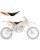 Blackbird Sitzbankbezug orange schwarz weiss Dream 3 passend für KTM