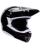 Bell Kinder MX Helm Combo MX-10 Solid schwarz mit TWO-X Race Brille