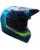 Bell MX Helm Combo MX-10 Spiral hellblau mit TWO-X Atom Brille