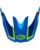 Bell Helmschirm Moto-10 Visor Pulse blau blau