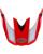 Bell Helmschirm Moto-10 Visor Pulse rot rot