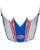 Bell Helmschirm MX-10 Visor Speedway blau weiss blau weiss