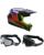 Bell Kinder MX Helm Combo MX-10 Speedway lila mit TWO-X Race Brille