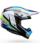 Bell MOTO-10 Motocross Helm SPHERICAL GRID weiss blau L weiss blau
