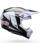 Bell MOTO-10 Motocross Helm SPHERICAL GRID weiss grau XXL weiss grau