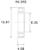 Black Bearing B5 Lager 6.35X15.88X4.98MM