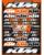 Blackbird Universelle Sticker-Sets DECAL LOGO KIT passend für KTM