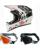ONEAL MTB Helm Combo mit Brille BACKFLIP KNOX schwarz