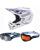 ONEAL MTB Helm Combo mit Brille SL1 TERRA weiss