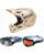 ONEAL MTB Helm Combo mit Brille SL1 TERRA beige