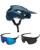 Fox MTB Helm Combo mit Brille Speedframe SOLID blau
