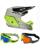 Fox Combo Crosshelm mit Brille V1 COLLECT Kids gelb grau