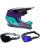 Fox Combo Crosshelm mit Brille V1 COLLECT lila