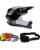 Fox Combo Crosshelm mit Brille V3 TINE schwarz