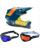 Fox Combo Crosshelm mit Brille V3 TINE blau