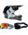 Fox Combo Crosshelm mit Brille V1 SHIELD schwarz