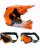 Fox Combo Crosshelm mit Brille V1 SHIELD Kids orange