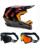 Fox Combo Crosshelm mit Brille V1 KAIROS Kids gelb