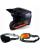 Alpinestars Combo Crosshelm mit Brille SM3 Force schwarz