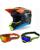 Alpinestars Combo Crosshelm mit Brille SM3 Fray blau orange