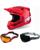 Alpinestars Combo Crosshelm mit Brille SM7 Core rot
