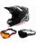 Alpinestars Combo Crosshelm mit Brille SM7 Dasher schwarz weiss