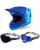 Alpinestars Combo Crosshelm mit Brille SM 10 Flood blau