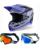 Alpinestars Kids Combo Crosshelm mit Brille SM3 Jettson grau