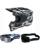Oneal Combo Crosshelm mit Brille EX-SRS DUST schwarz grau