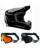 Thor Kids Combo Crosshelm mit Brille Fleet Solid schwarz