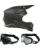 Oneal Crosshelm Combo 1SRS SOLID mit TWO-X Race Brille schwarz