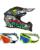 Oneal Crosshelm 2Series Combo RANCID mit TWO-X Race Brille bunt