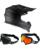 Oneal Crosshelm 2Series Combo FLAT mit TWO-X Race Brille schwarz