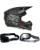 Oneal Crosshelm Combo 3SRS STATIC mit TWO-X Atom Brille schwarz grau