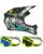 Oneal MTB Helm Combo BACKFLIP RANCID mit Race Brille schwarz weiss