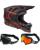 Oneal MTB Helm Combo BLADE STRIKE mit Race Brille schwarz rot