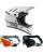 Oneal MTB Helm Combo BACKFLIP SOLID mit Race Brille grau