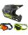 Oneal MTB Helm Combo SL1 STRIKE mit Race Brille schwarz grau