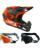 Oneal MTB Helm Combo SL1 STRIKE mit Race Brille schwarz rot