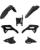 Cycra 5-teiliges Replica Plastik-Kit HON CRF450RX BK