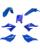 Cycra 5-teiliges Replica Plastik-Kit YZ ´22 BL