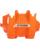 Cycra Full Armor Motorschutzplatte SKID PLATE ORG