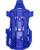 Cycra Full Armor Motorschutzplatte SKID PLATE YAMAHA YZ450F BLUE