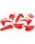 Cycra Powerflow-Karosserie-Kit CRF250/450 RED