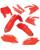 Cycra Powerflow-Karosserie-Kit PLASTIC KIT P-FLOW CRF RED