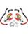 Cycra Ultra Probend CRM Wrap Around Handprotektoren für 1-1/8" Lenker WHT/RED