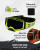 TWO-X ATOM Crossbrille black - BLACKHAWK verspiegelt grün