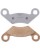 DP Brakes ATV/UTV Sintermetall-Bremsbeläge BRAKE PAD, ATV POL, FRT