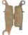 DP Brakes ATV/UTV Sintermetall-Bremsbeläge BRAKE PAD SINTERED DP980